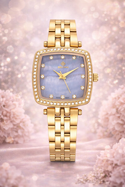 belona Luxury Women's Waterproof Stainless Steel Watch, Premium Gift Box Edition