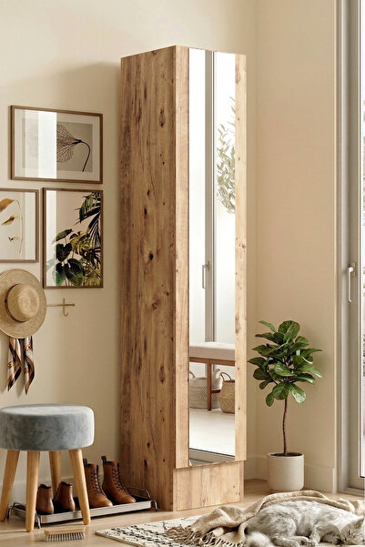 Yurudesign Ml14 Iron Serisi Aynalı Ayakkabılık Dolap