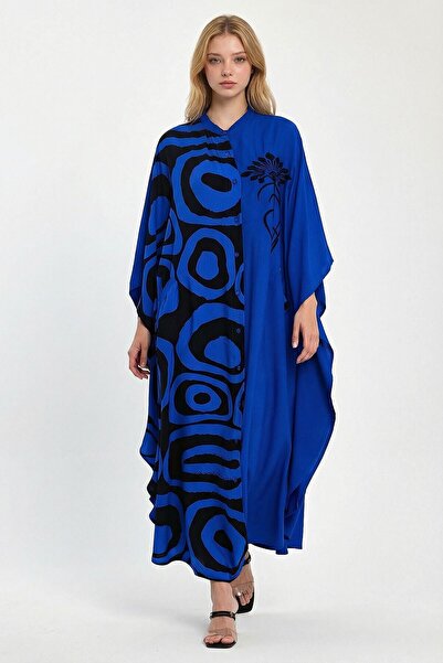 loia Women's Saks Embroidered Maxi Length Woven Viscon Stylish Dress L26-Bcvl...