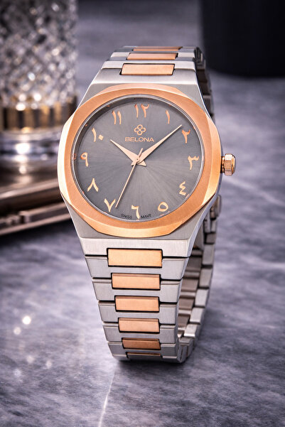 belona Men's Luxury Watch, Made of Stainless Steel, 3Atm Water-Resistant, Com...