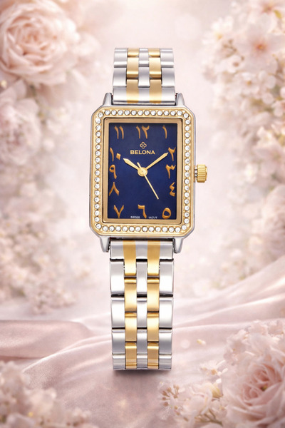 belona Luxury Women's Waterproof Stainless Steel Watch, Premium Gift Box Edition