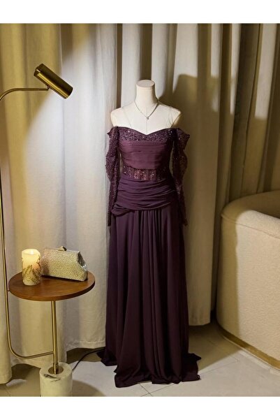 vanus fashion 6558-فستان سهرة طويل