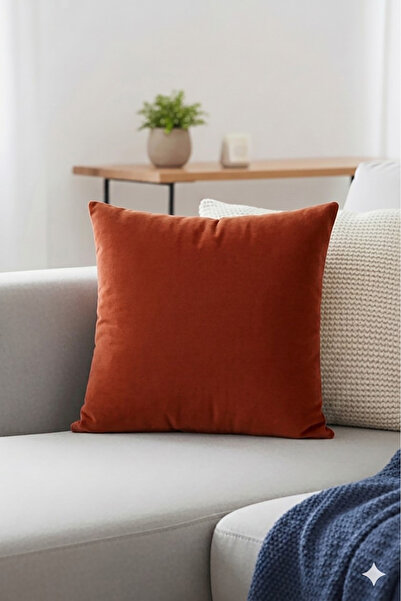 Nisahometeks غطاء وسادة ومخدة مخملية مقاومة للبقع