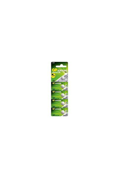 GP 5'li Lr54 Alkalin Düğme Pil (189-c5)