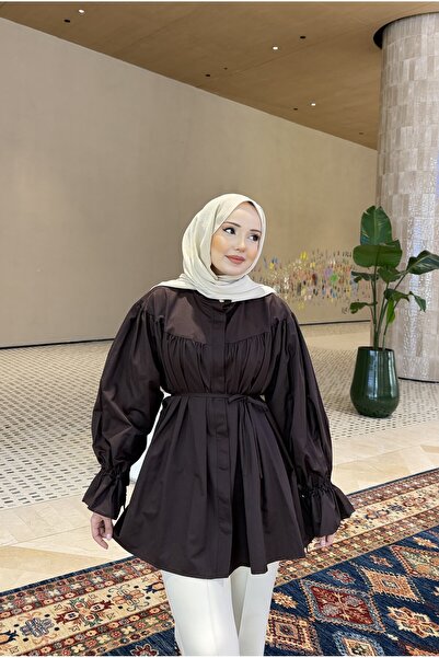 RİELLA Rosy Bağcıklı Tesettür Gömlek