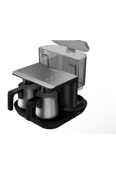 Arçelik Tkm 9961 S Siyah Çelik Ikili Türk Kahve Makinesi.