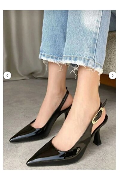 Lio Shoes حذاء نسائي أسود بكعب سميك