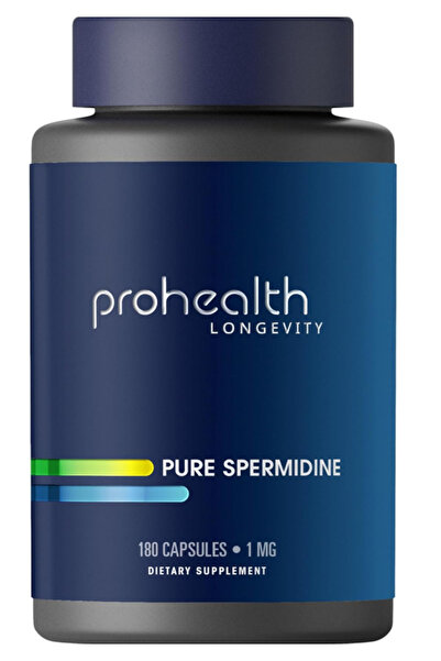ProHealth Longevity Spermidine 1 mg - 180 Capsules - Plant-Based Wheat Germ E...