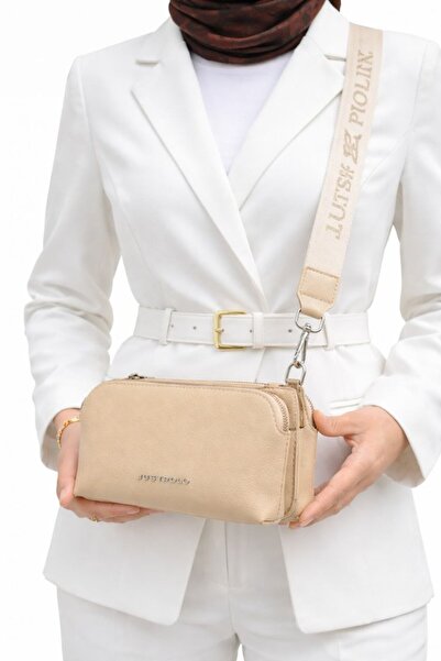 ÇANTAM GELSİN JUST POLO αυθεντικό γυναικείο ρυθμιζόμενο μακρύ λουράκι με πολλ...