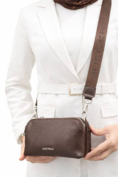 ÇANTAM GELSİN JUST POLO αυθεντικό γυναικείο ρυθμιζόμενο μακρύ λουράκι με πολλ...