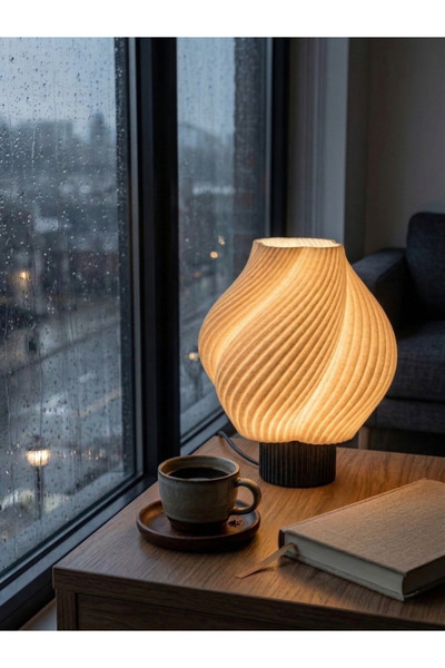 Designobee Krema - Modern Masa ve Gece Lambası – Ambiyans Lambası, Dekoratif ...