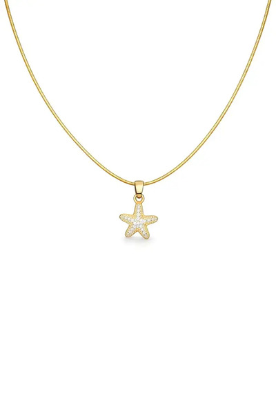 LEROSY CO. Starfish Kolye Gold – Deniz Yıldızı Figürlü Minimal Kadın Kolye