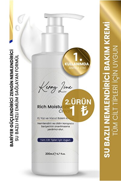 Kerry Line Nemlendirici El,Yüz,Vücut Bakım Kremi 200 ml