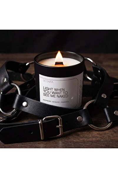 Scenta Αρωματικό κερί "Ανάψτε όταν θέλετε να με δείτε γυμνό" - Μεσαίο - 20cl