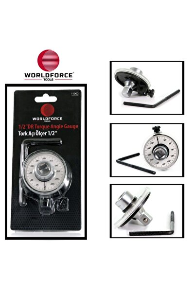 Genel Markalar Worldforce 1/2" Tork Açı Ölçer Anahtarı Profesyonel