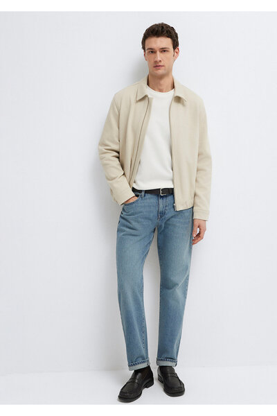 Mavi Beli Lastikli Bej Ceket Regular Fit / Normal Kesim 0110951-70144