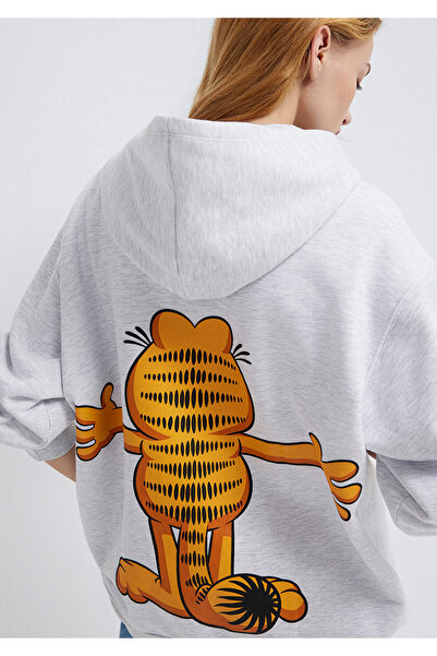 Mavi Garfield Baskılı Gri Sweatshirt 1S10527-88467