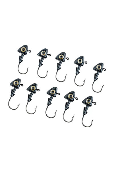 Genel Markalar Jighead - Zoka - Kurşunlu Olta İğnesi - (XH-A 07) - Siyah - 6 Gr