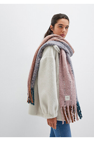 Mavi Tasseled Pink Scarf 1910697-17865