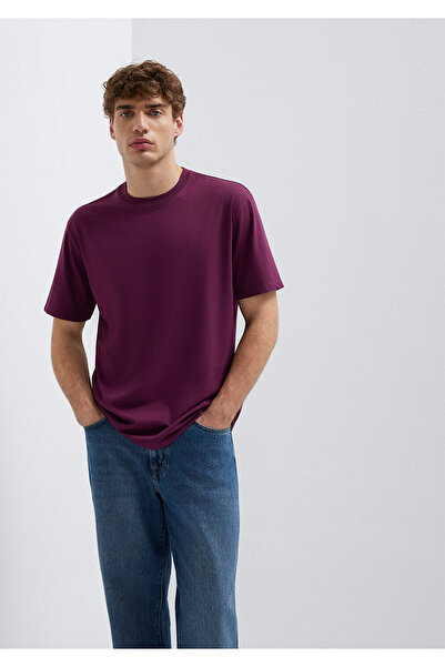 Mavi Lila Basic T-Shirt Loose Fit / Lockerer, bequemer Schnitt 066249-70670