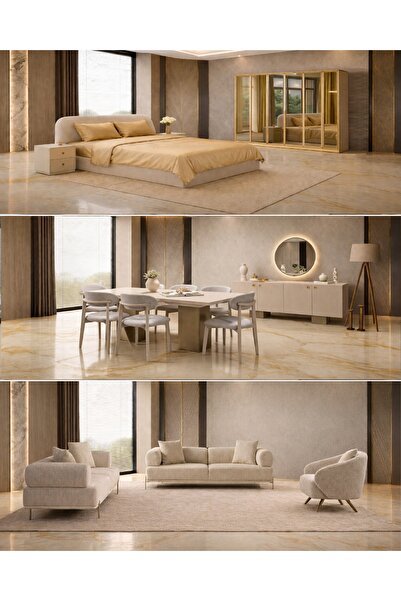 inegölmobilyası Zen Düğün Paketi %100 MDF