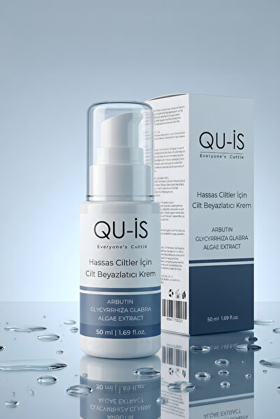 QU-İS Arbutin ve Meyan Kökü Özlü Aydınlatıcı Cilt Kremi - Leke Karşıtı & Hass...