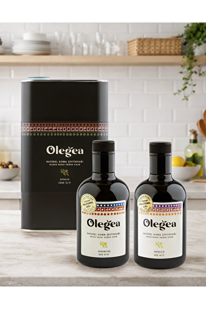 Olegea Günlük Mutfak Paketi Natürel Sızma Zeytinyağı, Memecik 500ml, Arbequin...