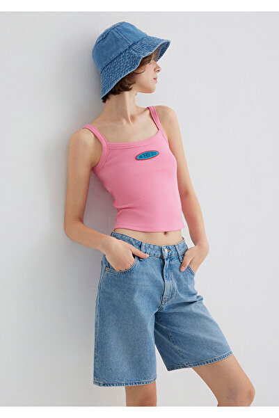 Mavi Indigo Turtles Top cu imprimeu Roz Fitted / Croială mulată 1613534-71028