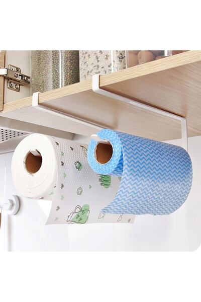 Kenpool Θήκη για ρολό χαρτιού τουαλέτας Κρεμάστρα οργάνωσης κουζίνας Μεταλλικ...