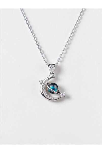deryora Stainless Steel Silver Chain Star Sky Necklace Gift for Lover
