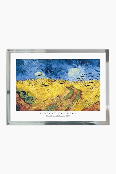 Raven Art Studio Vincent Van Gogh - Wheat Field with Crows, C. 1890 Painting ...