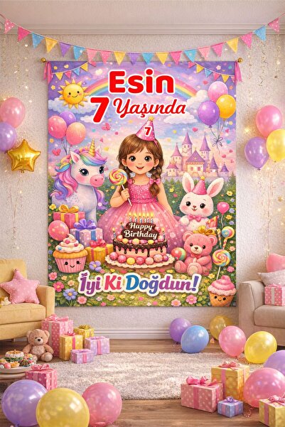 Göktuğ Hediyelik DOĞUM GÜNÜ AFİŞ KİŞİYE ÖZEL 70*100