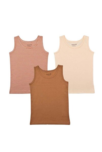 OrganicKid Cinnamon Çocuk Unisex Atlet Seti 3'lü