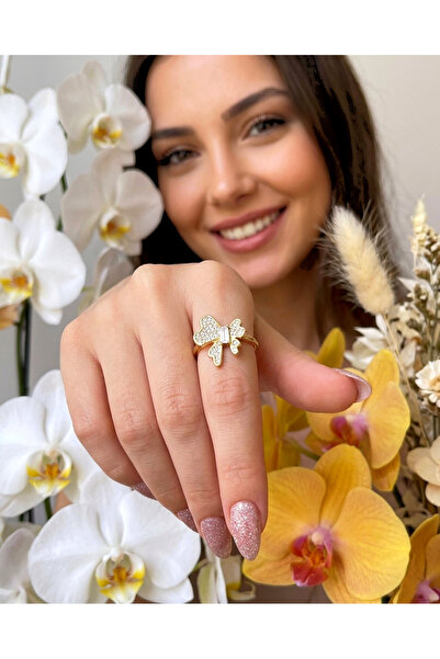 ZENA ACCESSORİES FİYONK MODEL ÇELİK YÜZÜK