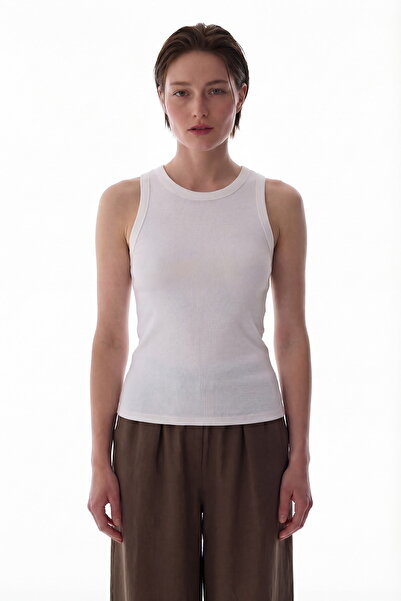 Penti White Halter Neck Cotton Athlete
