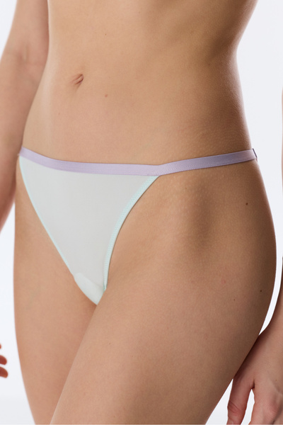 Penti Water Green Micro Lace Brazilian Panties