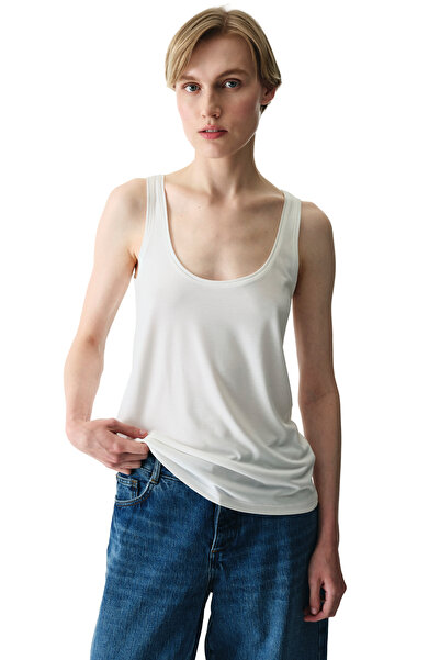 Penti Beyaz U Yaka Modal Atlet