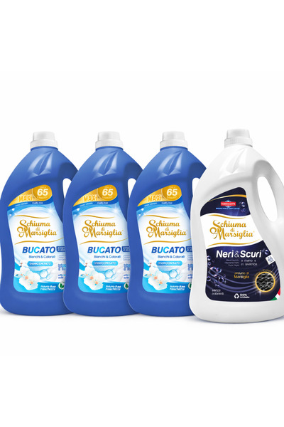 Schiuma di Marsiglia BUCATO Neri Scuri & Frechezza laundry detergent 4 x 5L (...