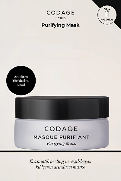 CODAGE PARIS Purifying Mask - Gözenekleri Açıcı Cilt Kusurları Düzeltici Matl...