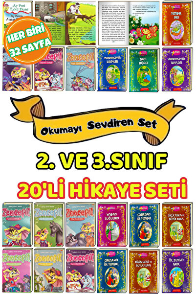 GÖNÜL YAYINCILIK 2. Sınıflara Uygun Okumayı Sevdiren Tembel Arı 20'li Hikaye ...