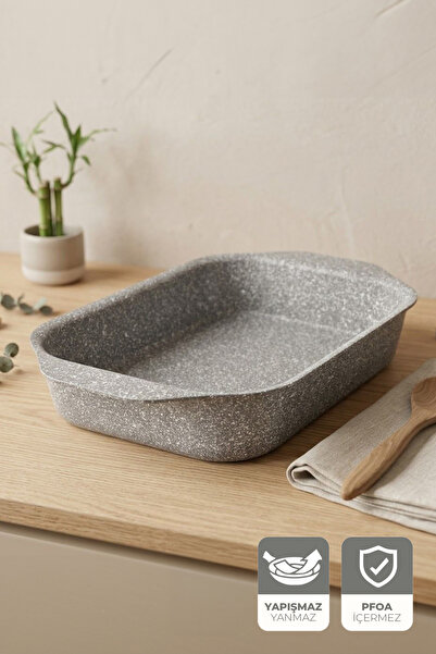 Kitchen Life صينية خبز مستطيلة من الجرانيت من جيجيلي أورلا مقاس 35×25 سم