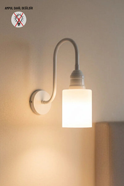 Bamyum شمعدان معدني أبيض صغير للمطبخ والصالات الداخلية والمقاهي والمكاتب والم...