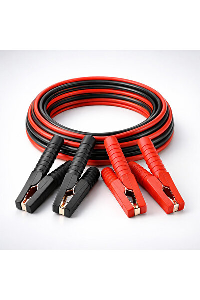 AutoFamily كابلات بطارية السيارة بطول 3 أمتار وقوة 2000 أمبير - كابلات تعزيز ...