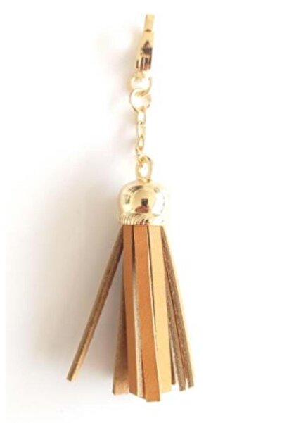 angel çanta aksesuar Pravi kožni rukav sa resicama, svetlo bež boje