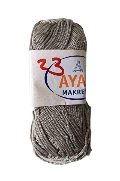 Ayaz Аксесоар за чанта  "Ангел " 100 грама Полиестер Макраме №23 Сив