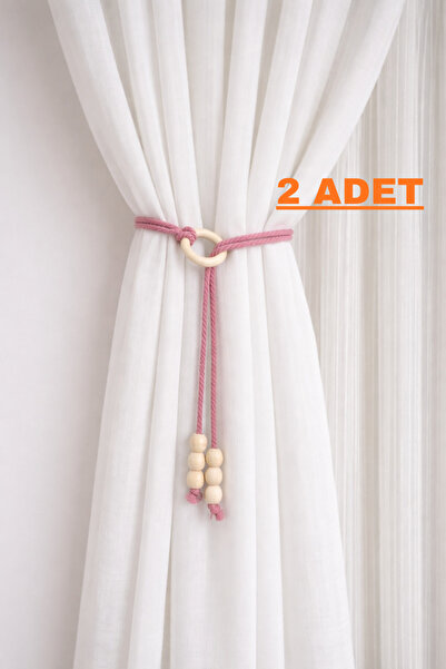 MACROMEKİDS 2 Adet Bohem Tarz Perde Bağı - Fon Perde Uyumlu Dekoratif Perde B...