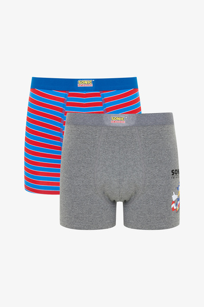 Penti Erkek Pamuklu Lic-Sonic 2li Çok Renkli Boxer Külot