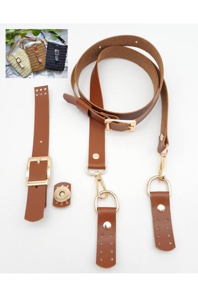 angel çanta aksesuar Σετ τσάντας από συνθετικό δέρμα μονής στρώσης Tan με ελα...