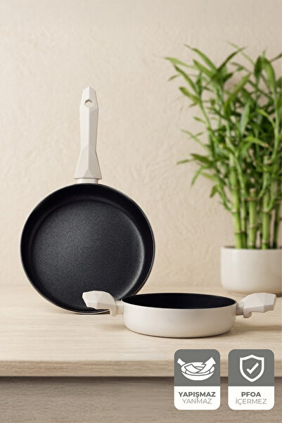 Kitchen Life طقم أواني طهي جيجي جال كريمي