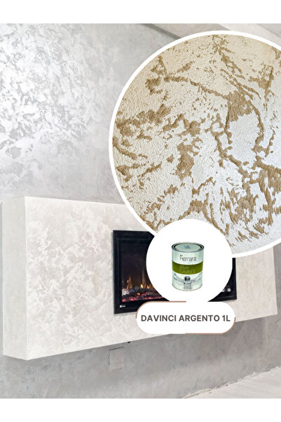 Ferrara Design Vopsea decorativa perlata Davinci, Ferrara Design, culoare arg...